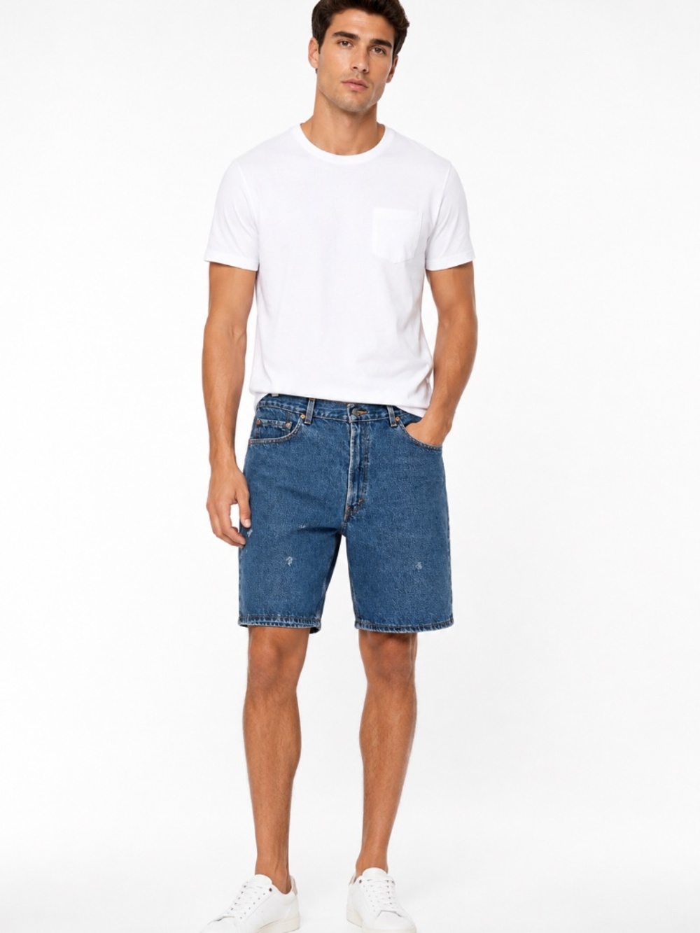 Levi's Shorts 36 Denim Blue